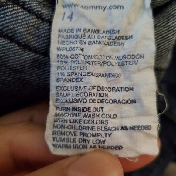 Tommy Hilfiger boys jeans revolution slim Blue denim size 14  blue color - Picture 6 of 13